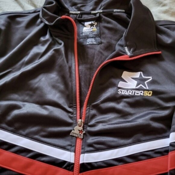 STARTER X Budweiser 50th Anniversary Full Zip Jacket Black Label Red 032026 - Picture 6 of 10